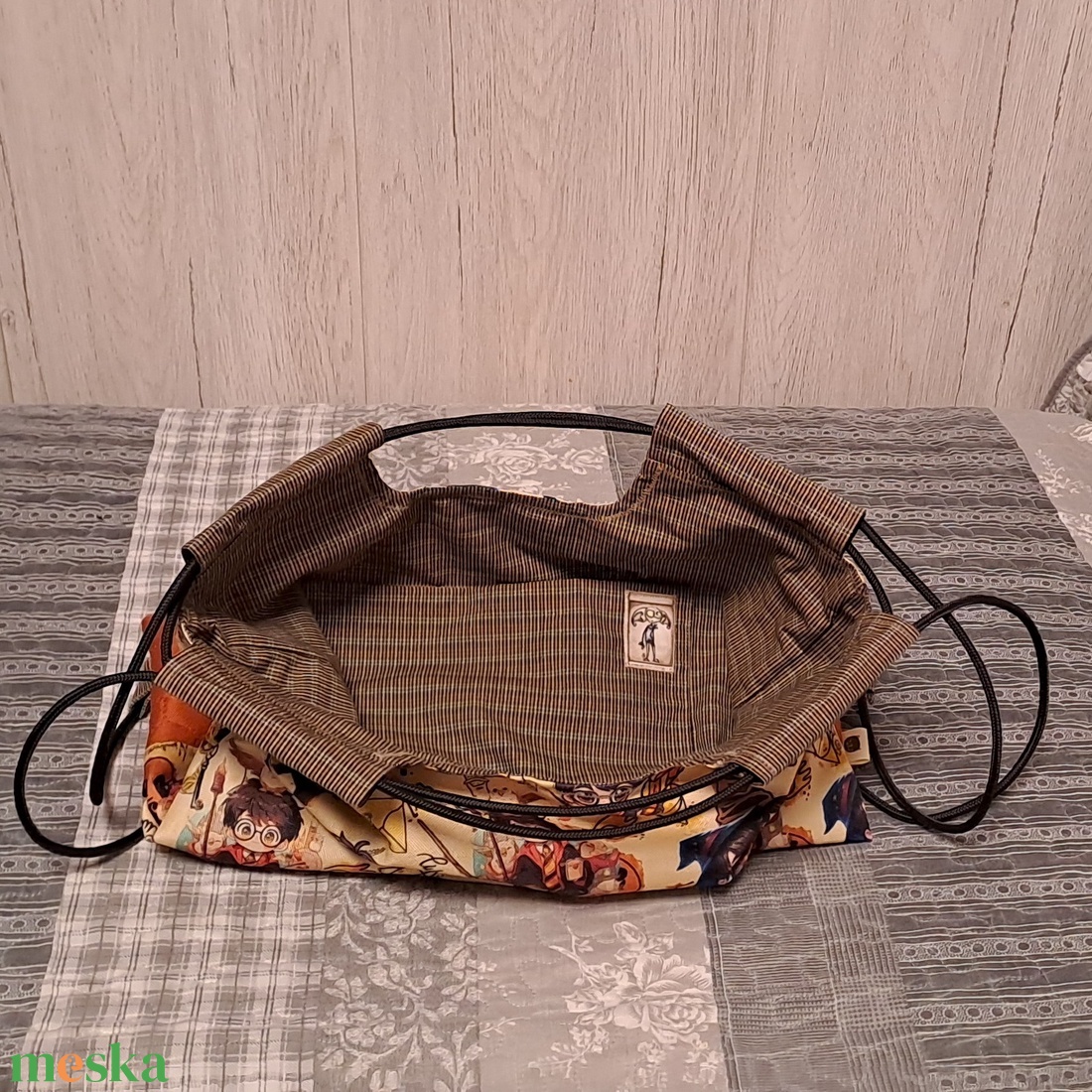 Harry Potter :) - hátiszatyor, tornazsák, gymbag - táska & tok - hátizsák - tornazsák, gymbag - Meska.hu
