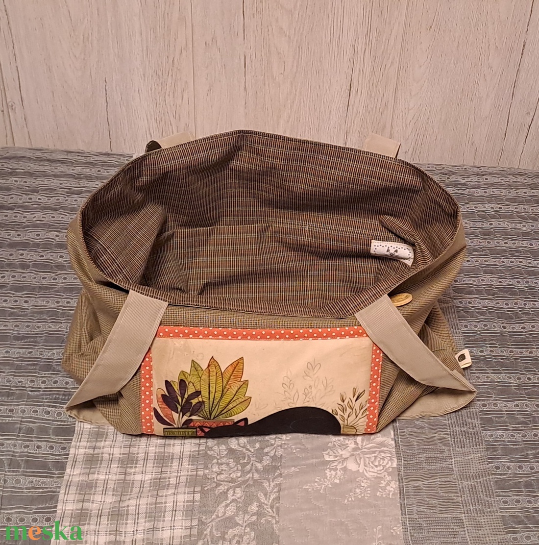 Kakukktojás :) szatyor, ökotáska, válltáska - táska & tok - bevásárlás & shopper táska - shopper, textiltáska, szatyor - Meska.hu