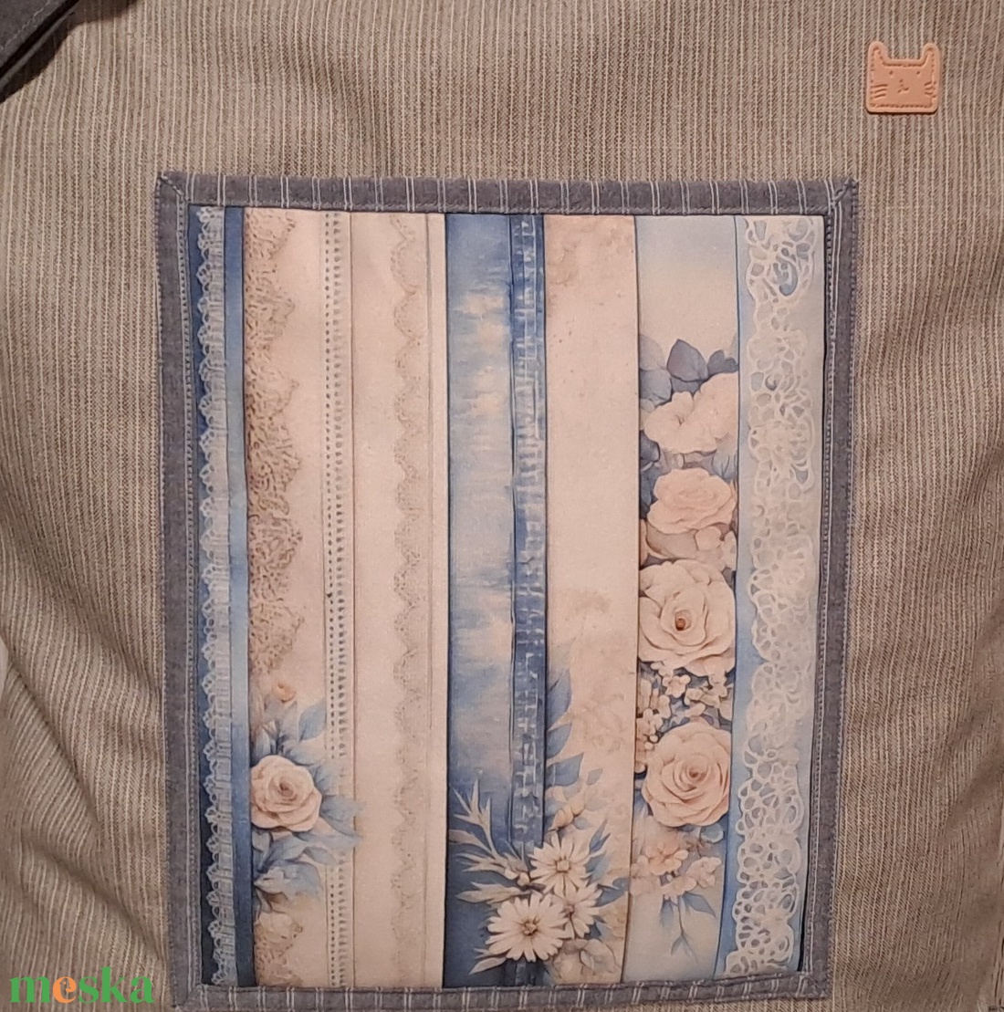 Romantikus hangulatban :) szatyor, ökotáska, válltáska - táska & tok - bevásárlás & shopper táska - shopper, textiltáska, szatyor - Meska.hu