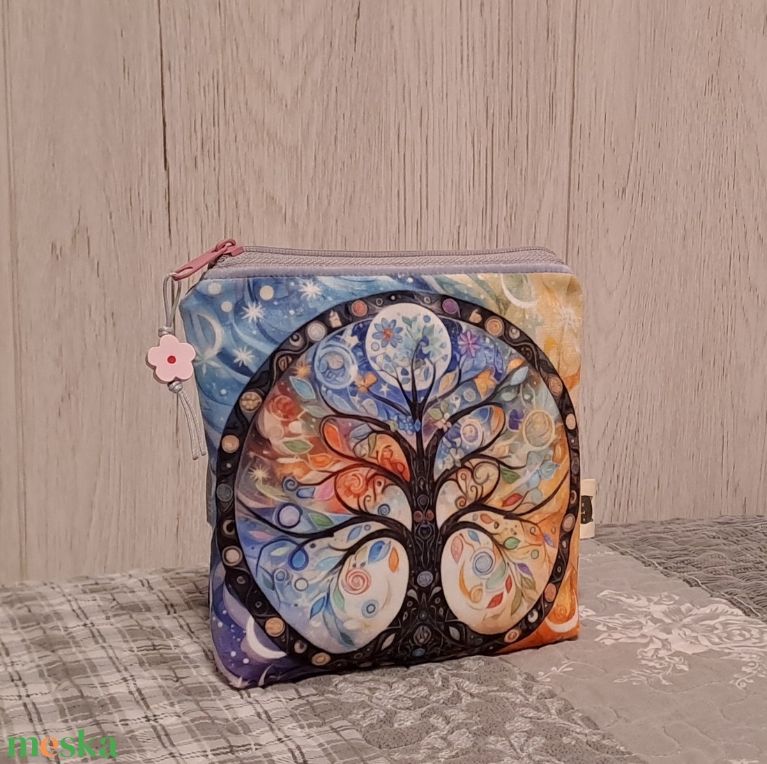 Életfa :) neszesszer/sminktáska/betéttartó - táska & tok - neszesszer - Meska.hu
