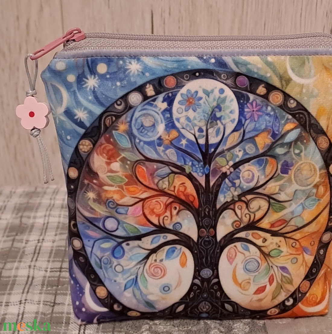 Életfa :) neszesszer/sminktáska/betéttartó - táska & tok - neszesszer - Meska.hu