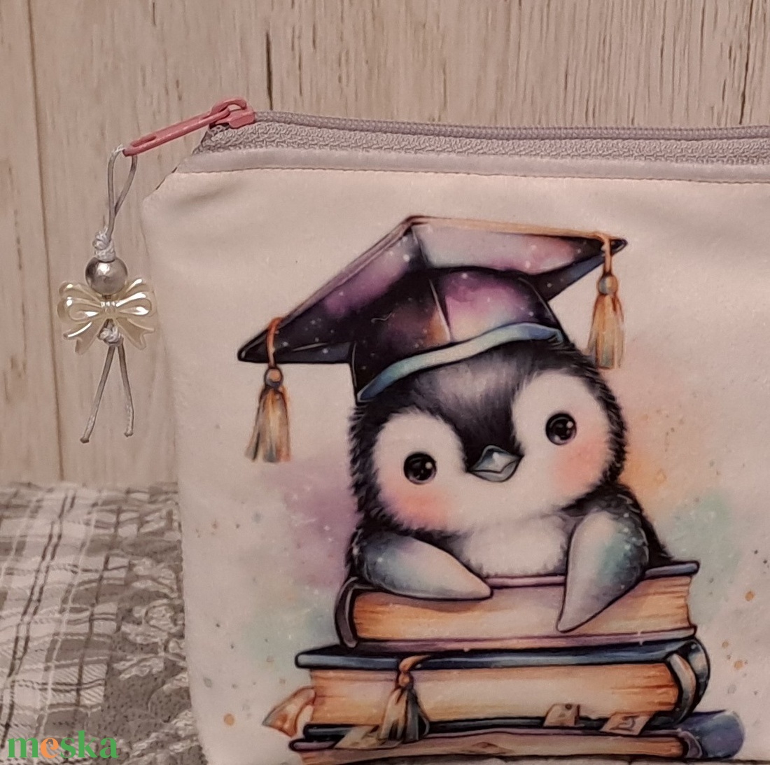 Ballagás pingvin módra :) neszesszer/sminktáska/betéttartó - táska & tok - neszesszer - Meska.hu