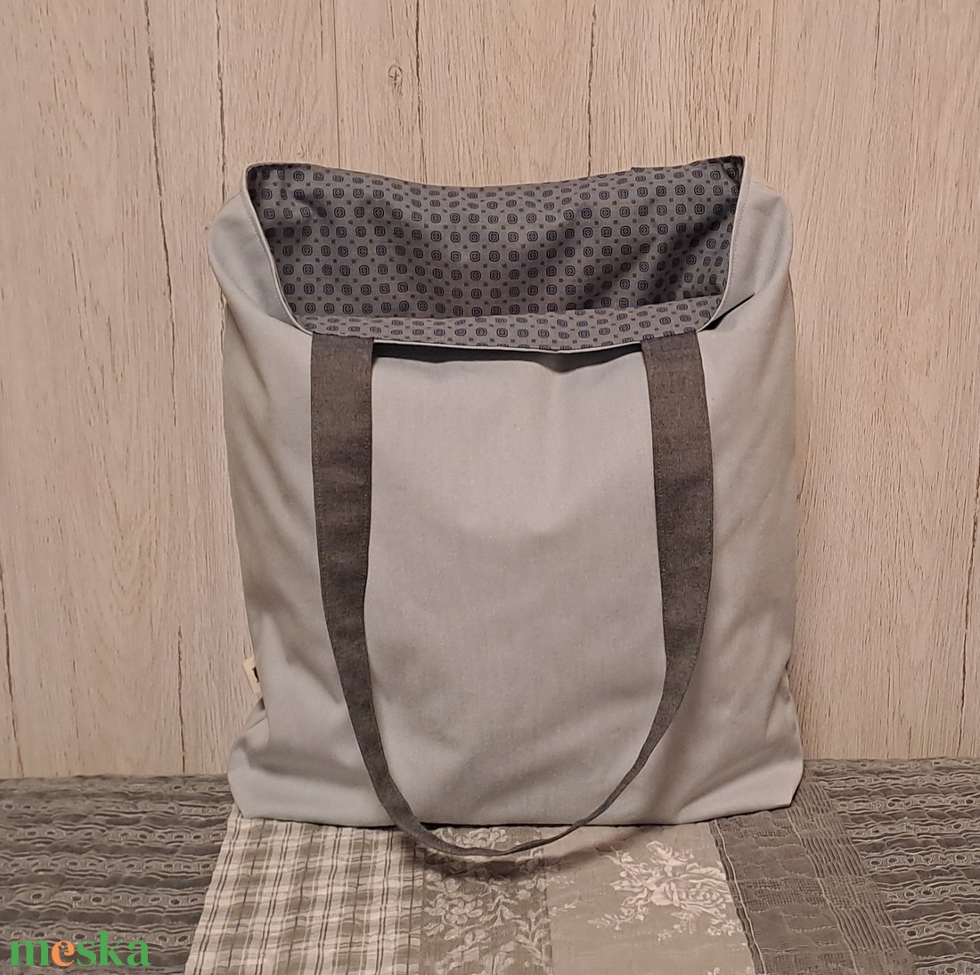 Mediterrán hangulat :) szatyor, ökotáska, válltáska - táska & tok - bevásárlás & shopper táska - shopper, textiltáska, szatyor - Meska.hu