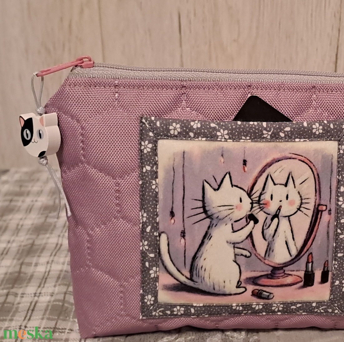 Tükröm, tükröm... :) neszesszer/sminktáska/irattartó - táska & tok - neszesszer - Meska.hu