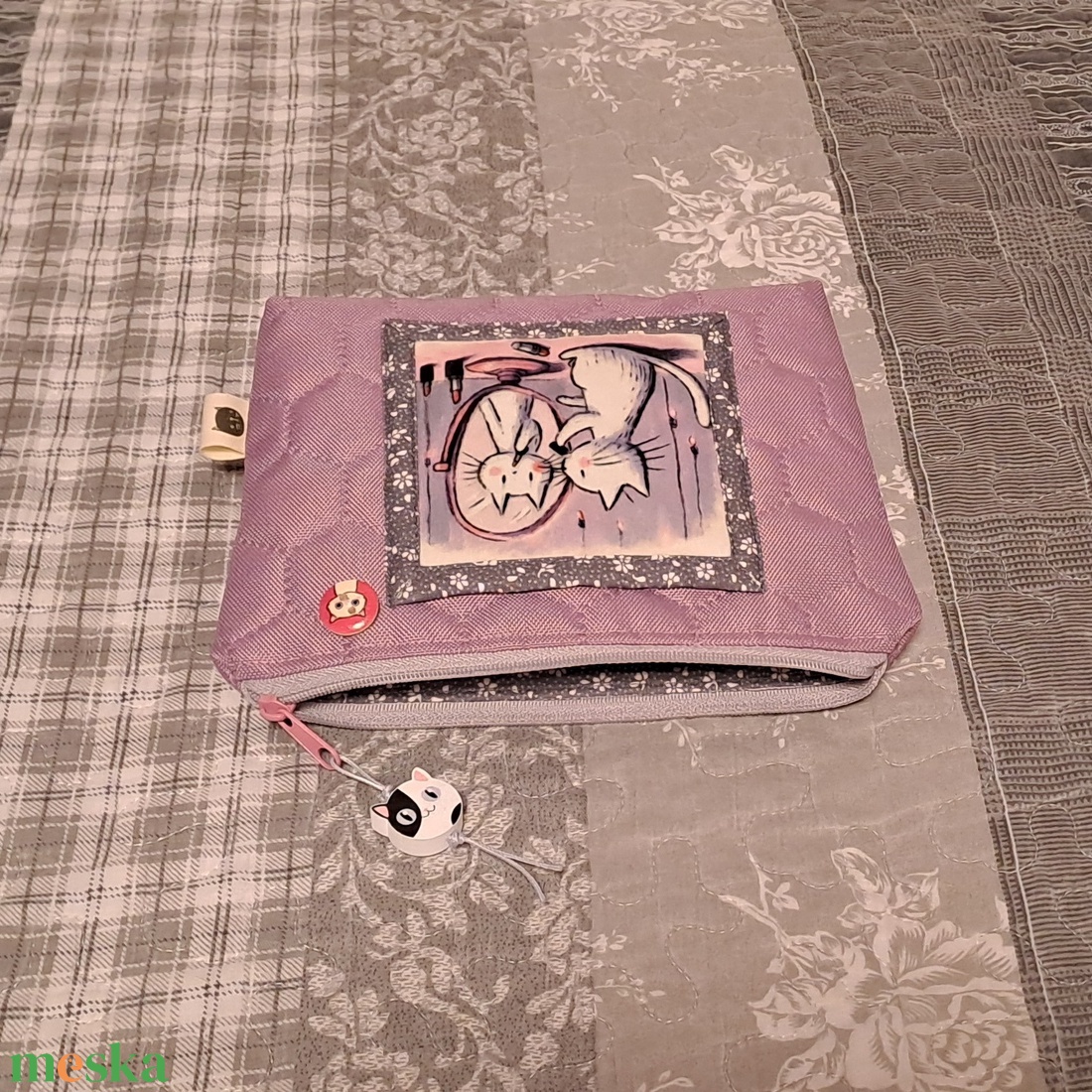 Tükröm, tükröm... :) neszesszer/sminktáska/irattartó - táska & tok - neszesszer - Meska.hu