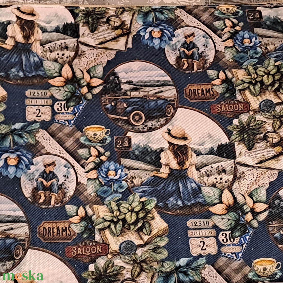 Vintage hangulat :) laptop tartó tok - táska & tok - laptoptáska, laptop hátizsák - Meska.hu