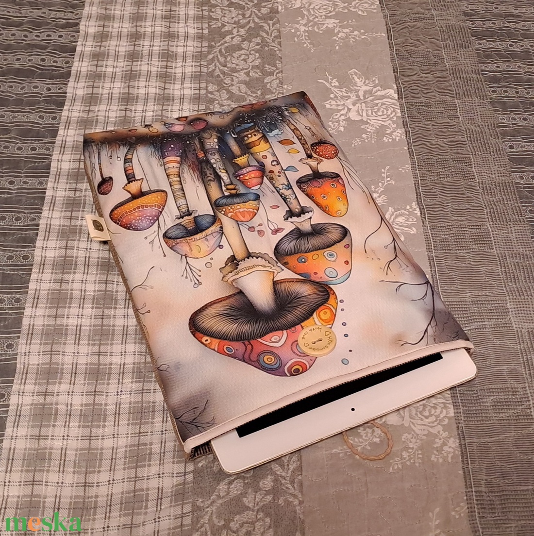 Mesés gombák :) könyvtasak, könyvtok, tablet tok - táska & tok - ebook & tablet tok - Meska.hu