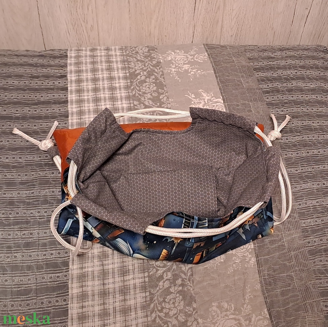 Olvasós hangulat :) - hátiszatyor, tornazsák, gymbag - táska & tok - hátizsák - tornazsák, gymbag - Meska.hu