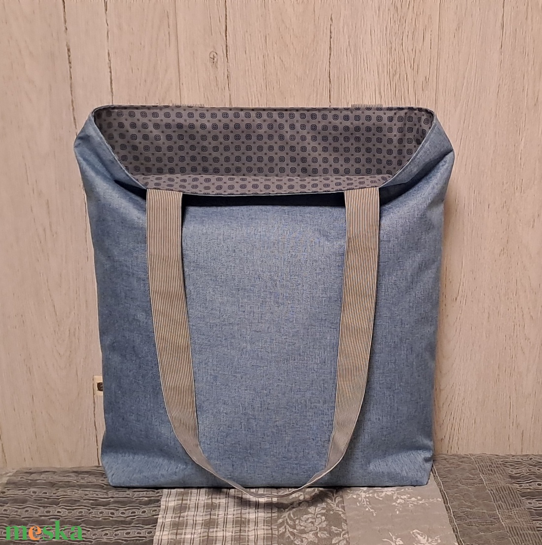 Nyári mozaik :) szatyor, ökotáska, válltáska - táska & tok - bevásárlás & shopper táska - shopper, textiltáska, szatyor - Meska.hu