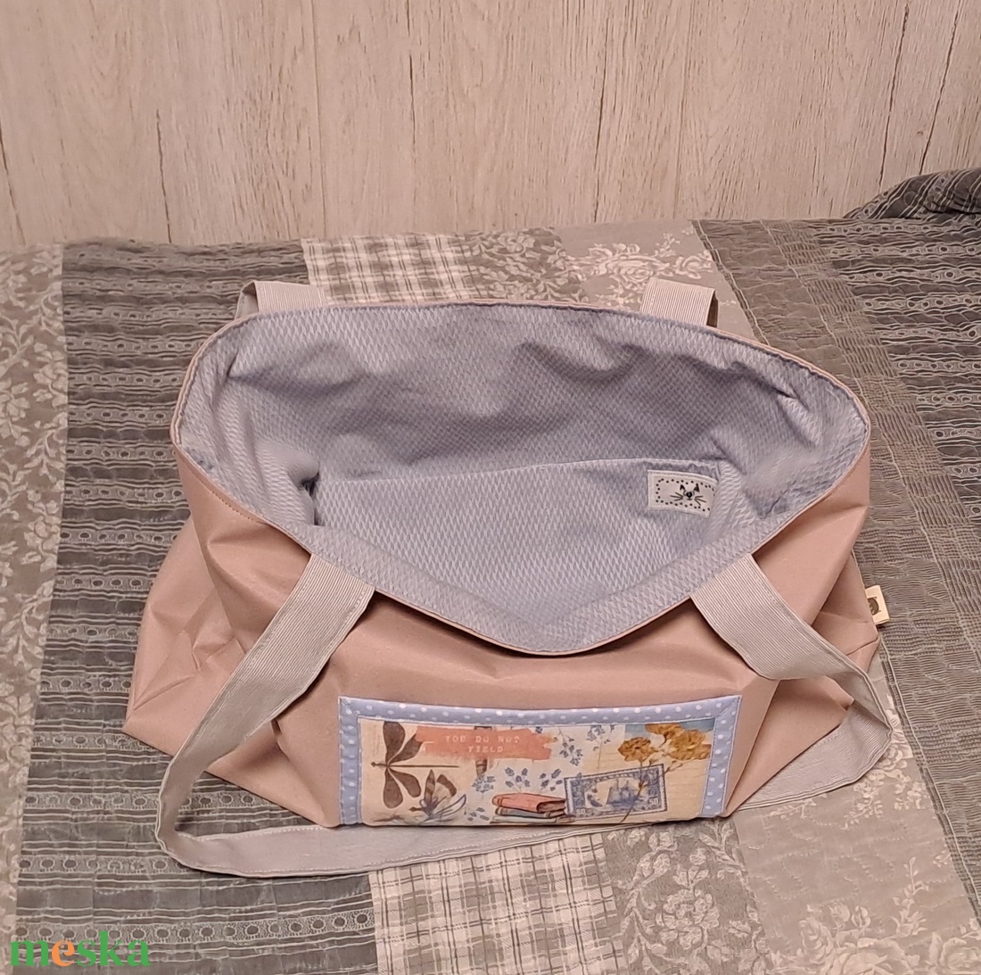 Könyves romantikus :) szatyor, ökotáska, válltáska - táska & tok - bevásárlás & shopper táska - shopper, textiltáska, szatyor - Meska.hu