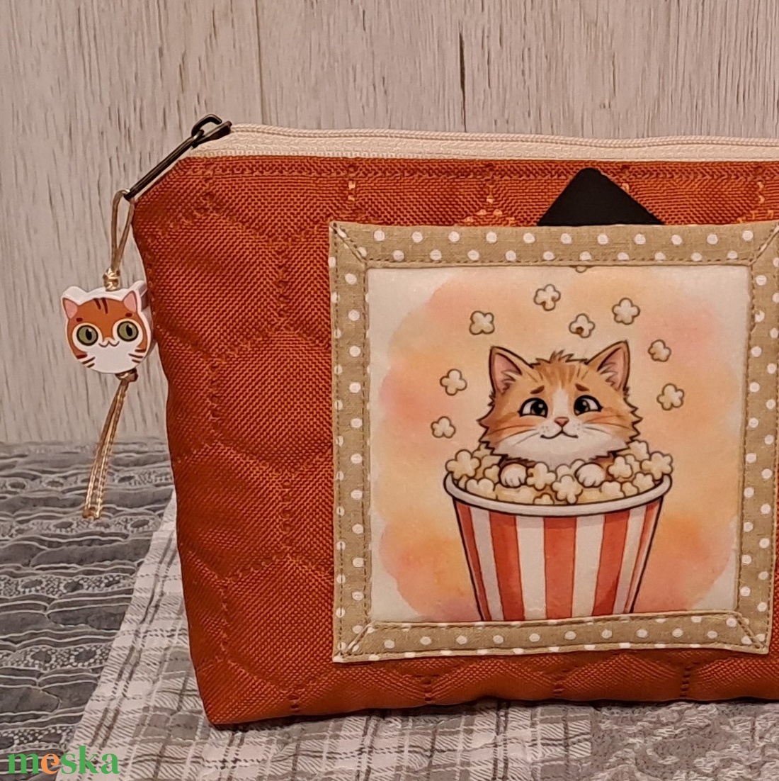 Catcorn :) neszesszer/sminktáska/irattartó - táska & tok - neszesszer - Meska.hu