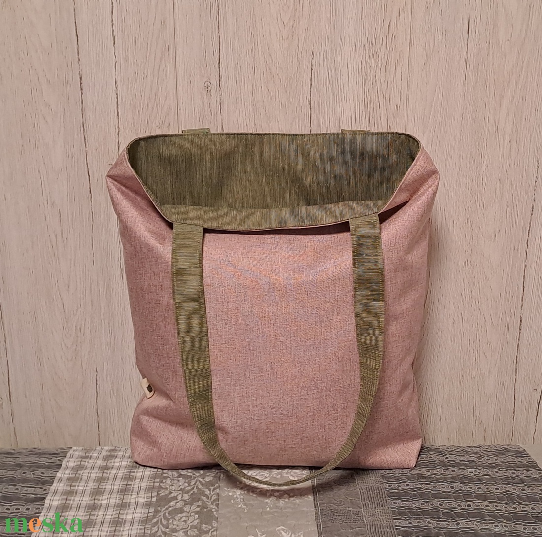 Romantikus stílus :) szatyor, ökotáska, válltáska - táska & tok - bevásárlás & shopper táska - shopper, textiltáska, szatyor - Meska.hu
