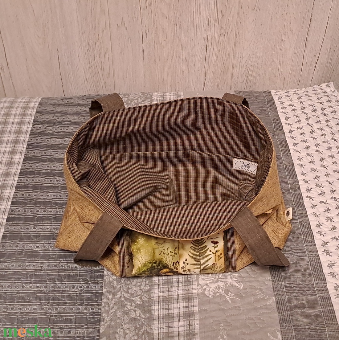 Erdei hangulat :) szatyor, ökotáska, válltáska - táska & tok - bevásárlás & shopper táska - shopper, textiltáska, szatyor - Meska.hu