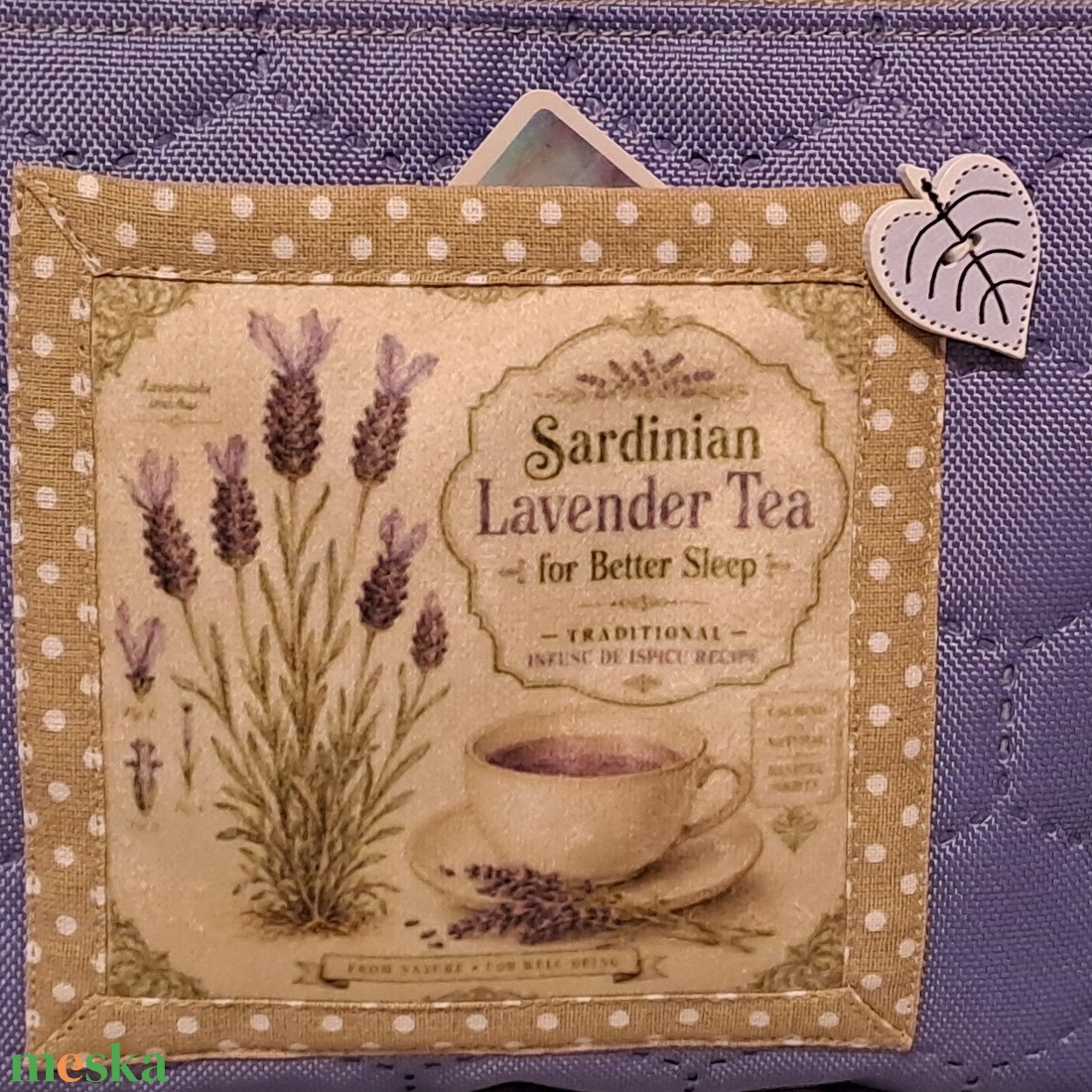 Levendula tea :) neszesszer/sminktáska/irattartó - táska & tok - neszesszer - Meska.hu