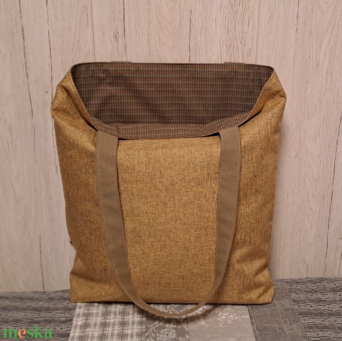 Őszi apróságok :) szatyor, ökotáska, válltáska - táska & tok - bevásárlás & shopper táska - shopper, textiltáska, szatyor - Meska.hu