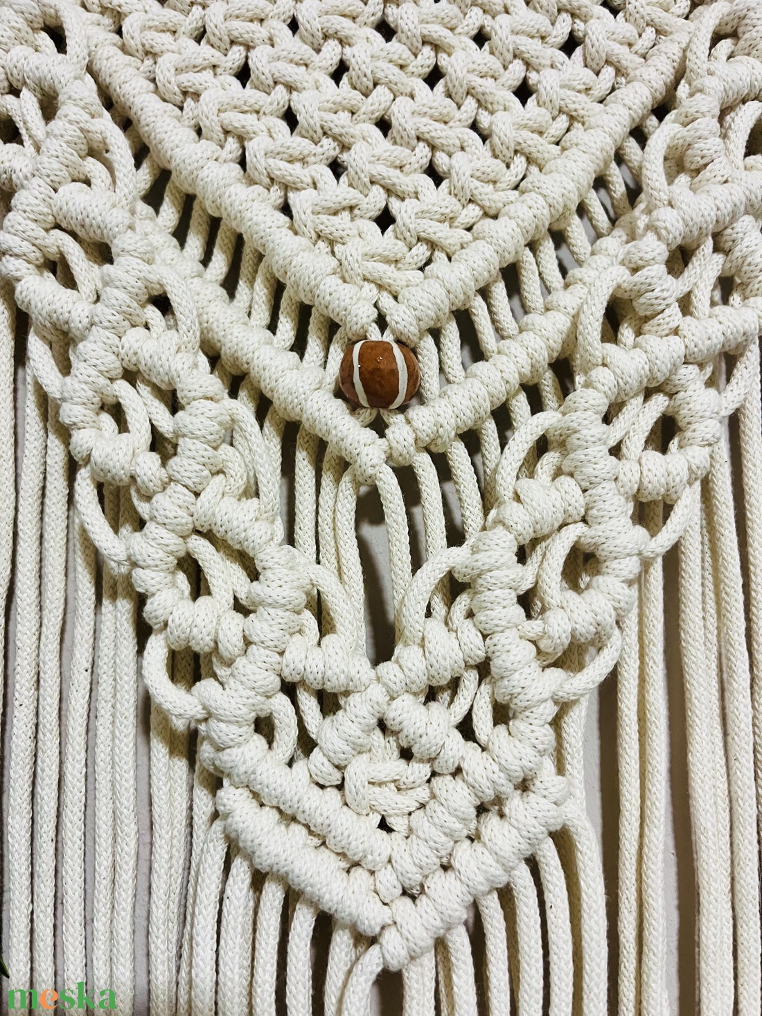 Hermosa beige bohém S makremé faldekor (natúr) - otthon & életmód - dekoráció - fali és függő dekoráció - falra akasztható dekor - Meska.hu Hermosa beige bohém S makremé faldekor (natúr) - otthon & életmód - dekoráció - fali és függő dekoráció - falra akasztható dekor - Meska.hu