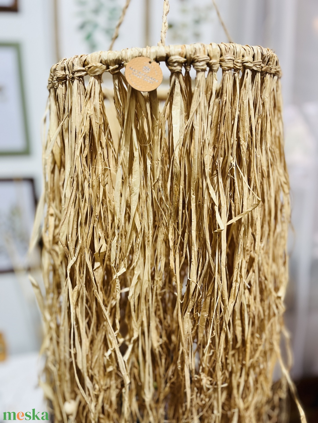 Bohém Lámpion L nagy méretű raffia dekor fa gyöngyökkel - otthon & életmód - ház & kert - kerti dísz - Meska.hu Bohém Lámpion L nagy méretű raffia dekor fa gyöngyökkel - otthon & életmód - ház & kert - kerti dísz - Meska.hu