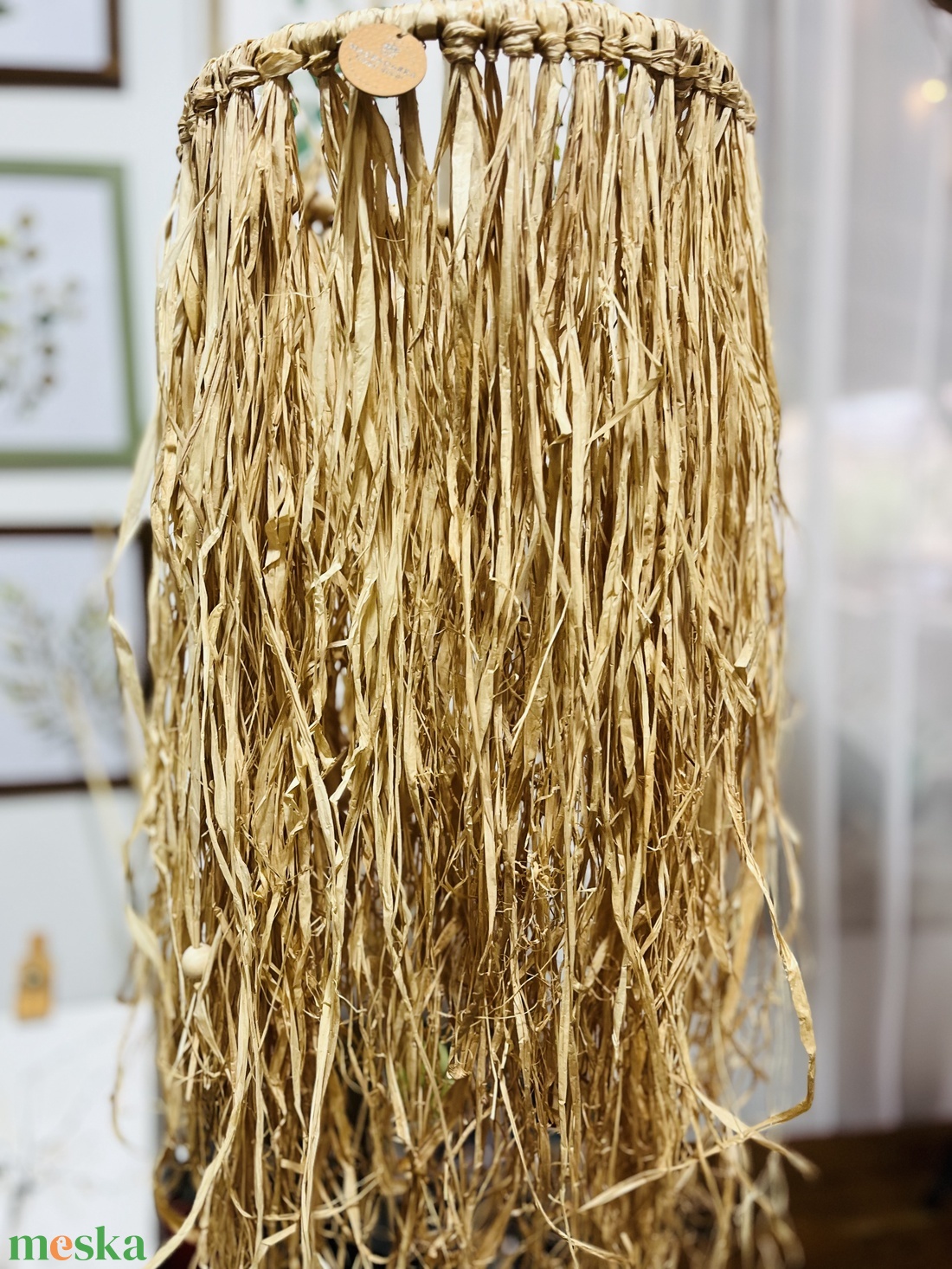 Bohém Lámpion L nagy méretű raffia dekor fa gyöngyökkel - otthon & életmód - ház & kert - kerti dísz - Meska.hu Bohém Lámpion L nagy méretű raffia dekor fa gyöngyökkel - otthon & életmód - ház & kert - kerti dísz - Meska.hu