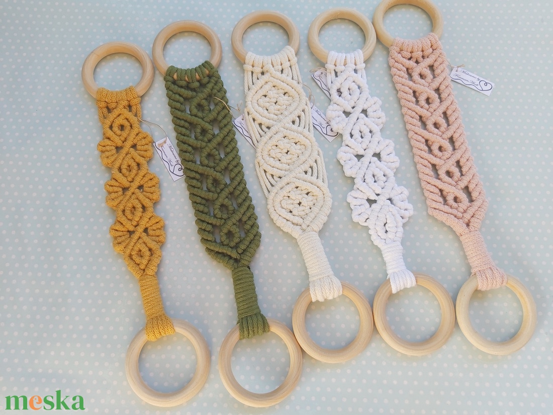 Makramé konyharuha tartó - otthon & életmód - konyhafelszerelés, tálalás - konyhai dekoráció - konyhai dísz - Meska.hu