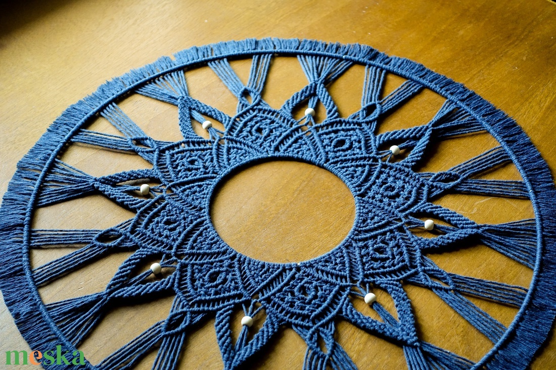 Makramé mandala falidísz - otthon & életmód - dekoráció - fali és függő dekoráció - falra akasztható dekor - Meska.hu Makramé mandala falidísz - otthon & életmód - dekoráció - fali és függő dekoráció - falra akasztható dekor - Meska.hu