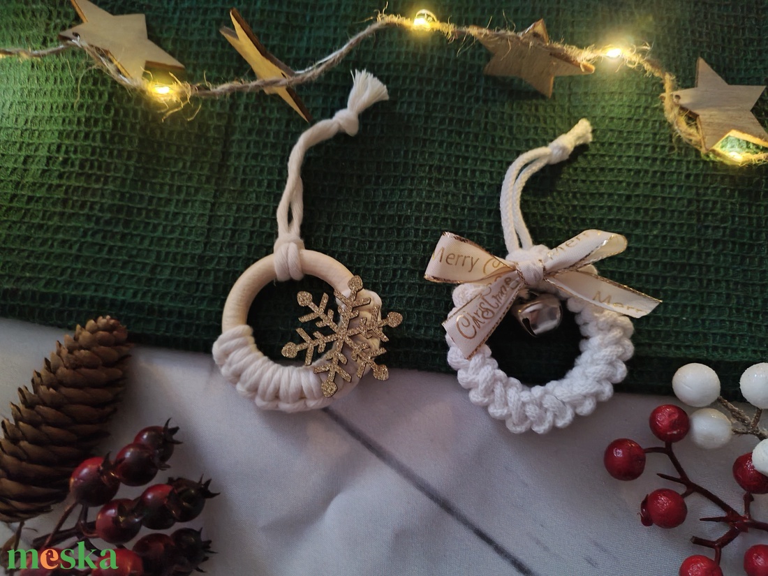 Karácsonyfa díszek  - karácsony - karácsonyi lakásdekoráció - karácsonyfadíszek - Meska.hu