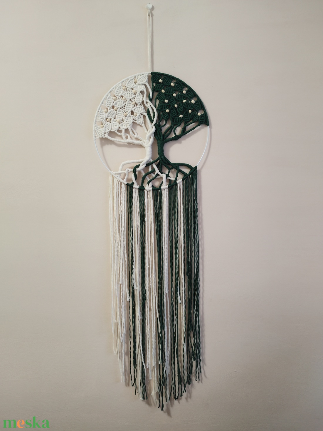Makramé életfa - otthon & életmód - dekoráció - dísztárgy - Meska.hu