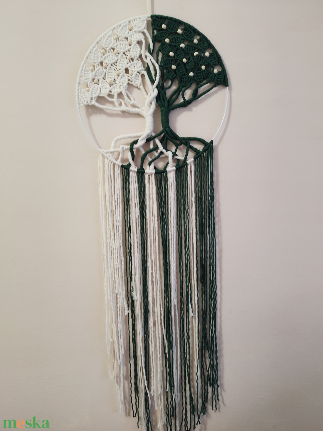Makramé életfa - otthon & életmód - dekoráció - dísztárgy - Meska.hu