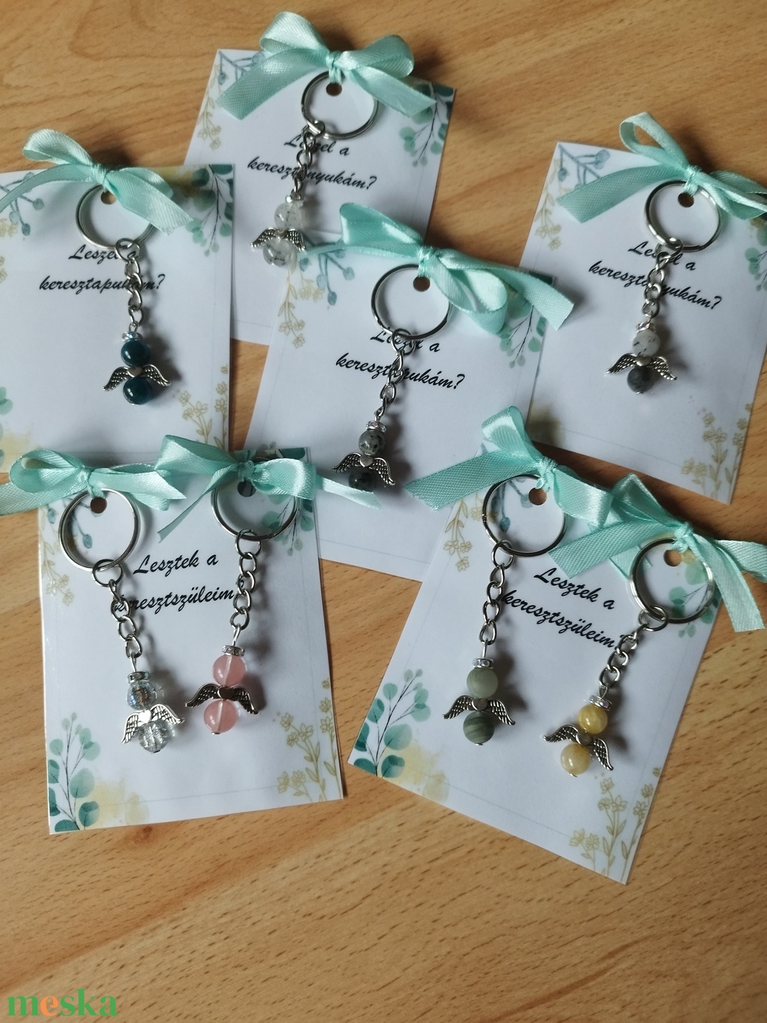 Angyalkás kulcstartó  - táska & tok - kulcstartó & táskadísz - kulcstartó - Meska.hu