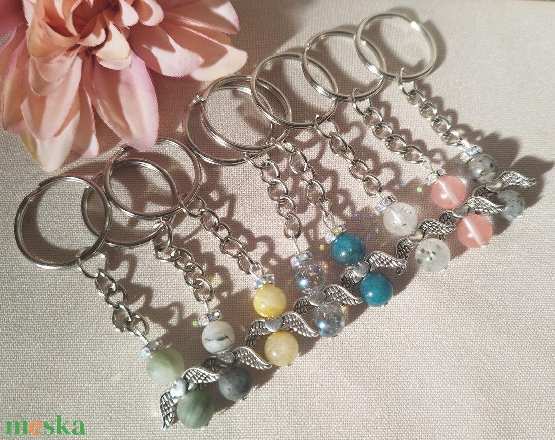 Angyalkás kulcstartó  - táska & tok - kulcstartó & táskadísz - kulcstartó - Meska.hu