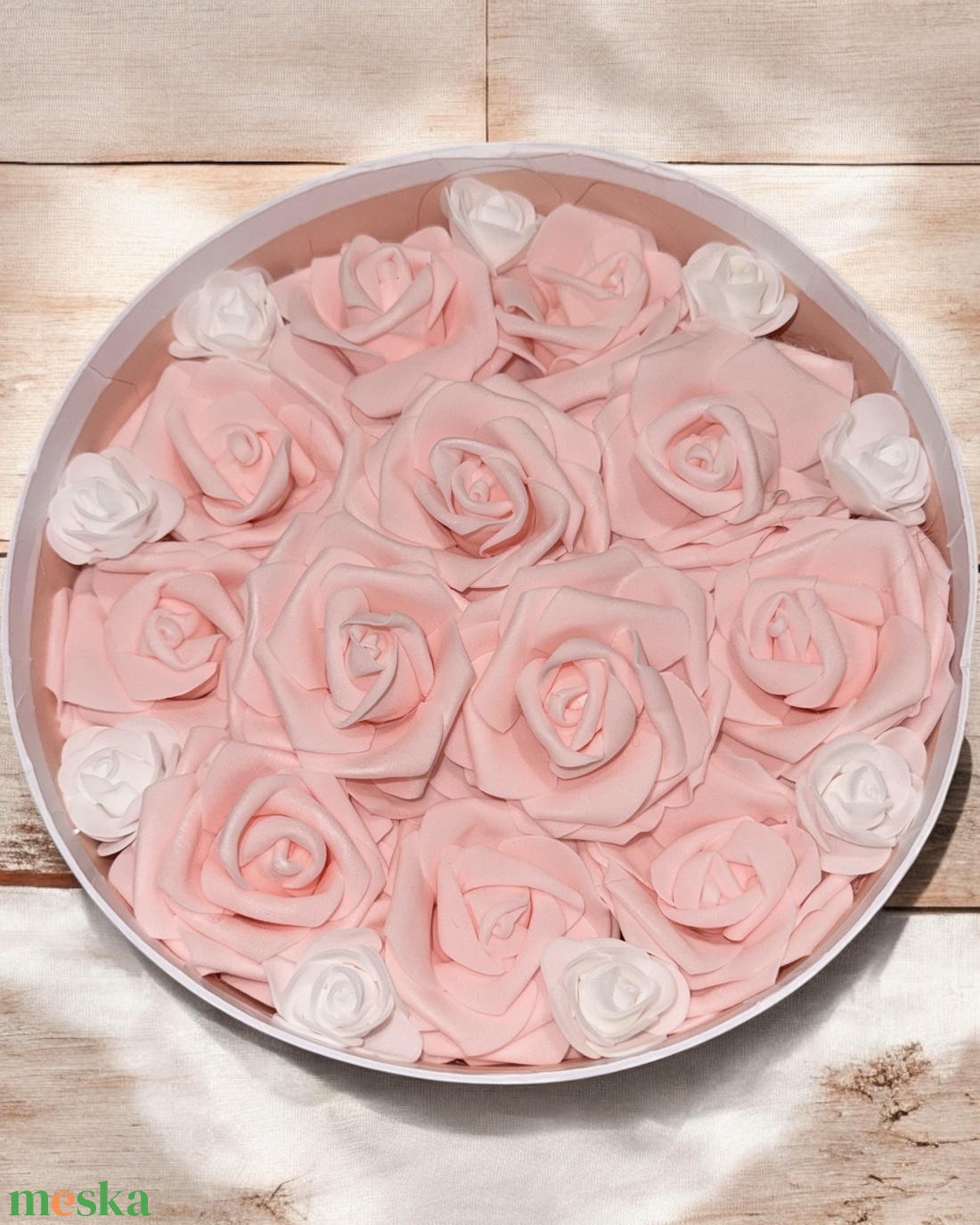 Rózsa box - otthon & életmód - dekoráció - virágdísz és tartó - virágbox, virágdoboz - Meska.hu