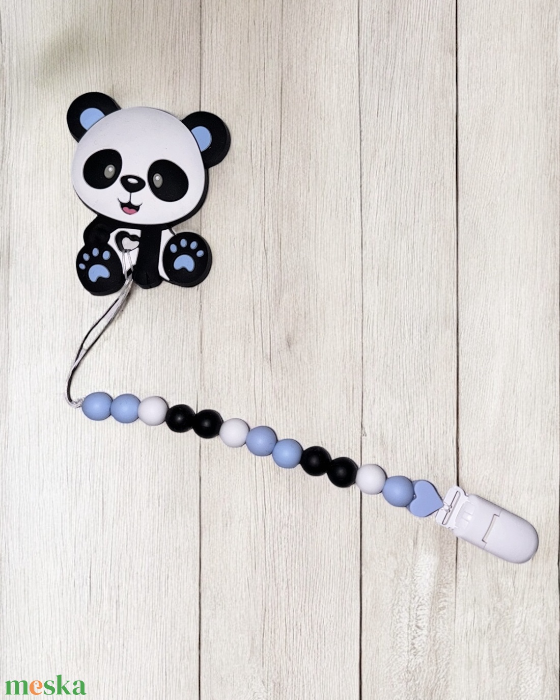 Panda rágcsalánc - játék & sport - 3 éves kor alattiaknak - cumilánc - Meska.hu Panda rágcsalánc - játék & sport - 3 éves kor alattiaknak - cumilánc - Meska.hu