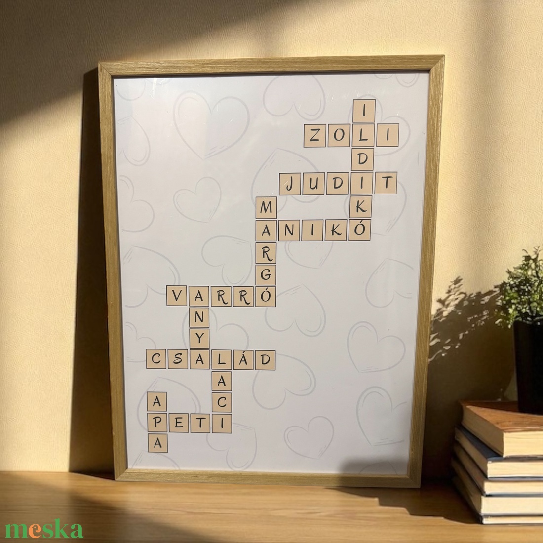 Scrabble kép - otthon & életmód - dekoráció - kép & falikép - táblakép - Meska.hu