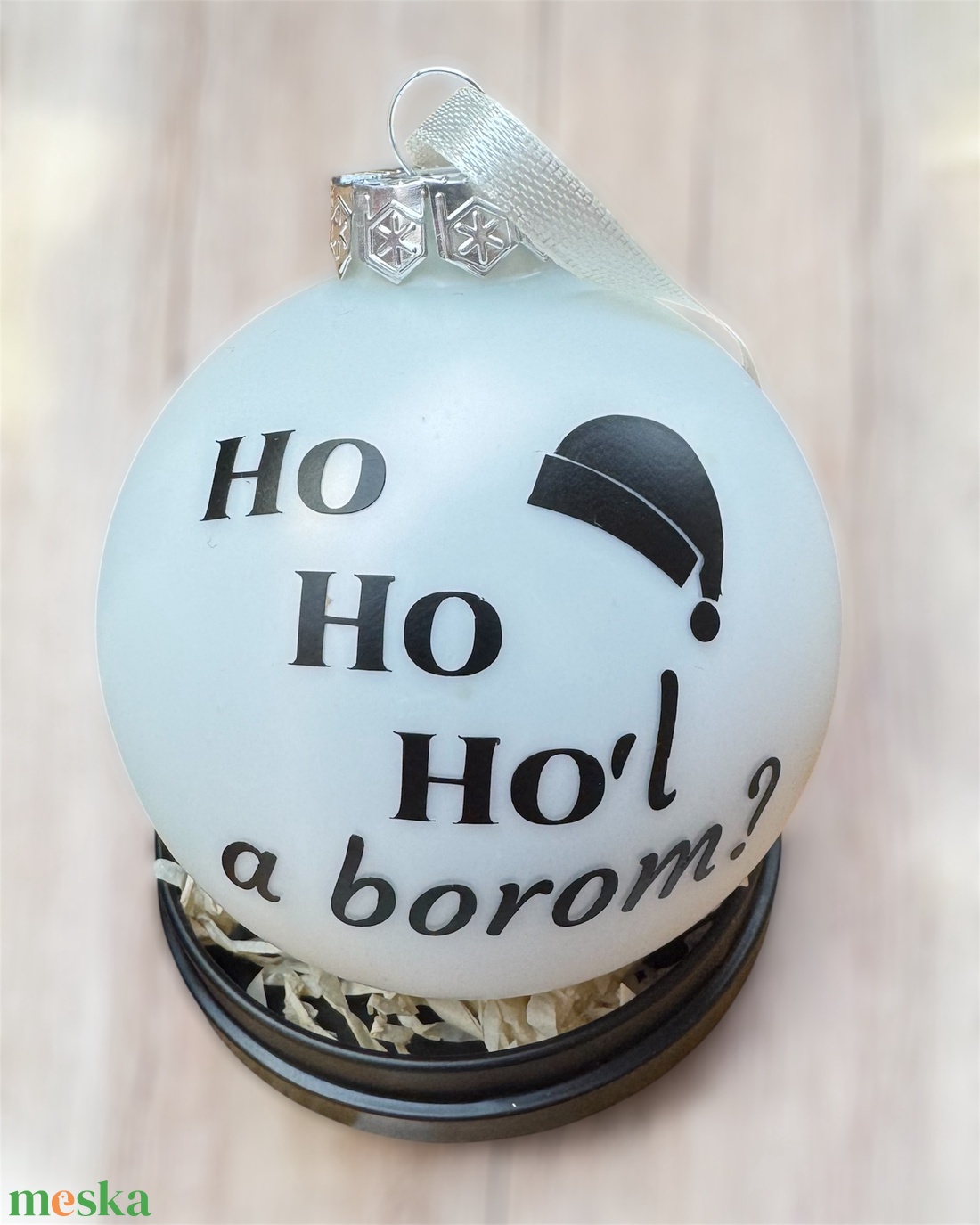 Hol a borom? Karácsonyfagömb - karácsony - karácsonyi lakásdekoráció - karácsonyfadíszek - Meska.hu