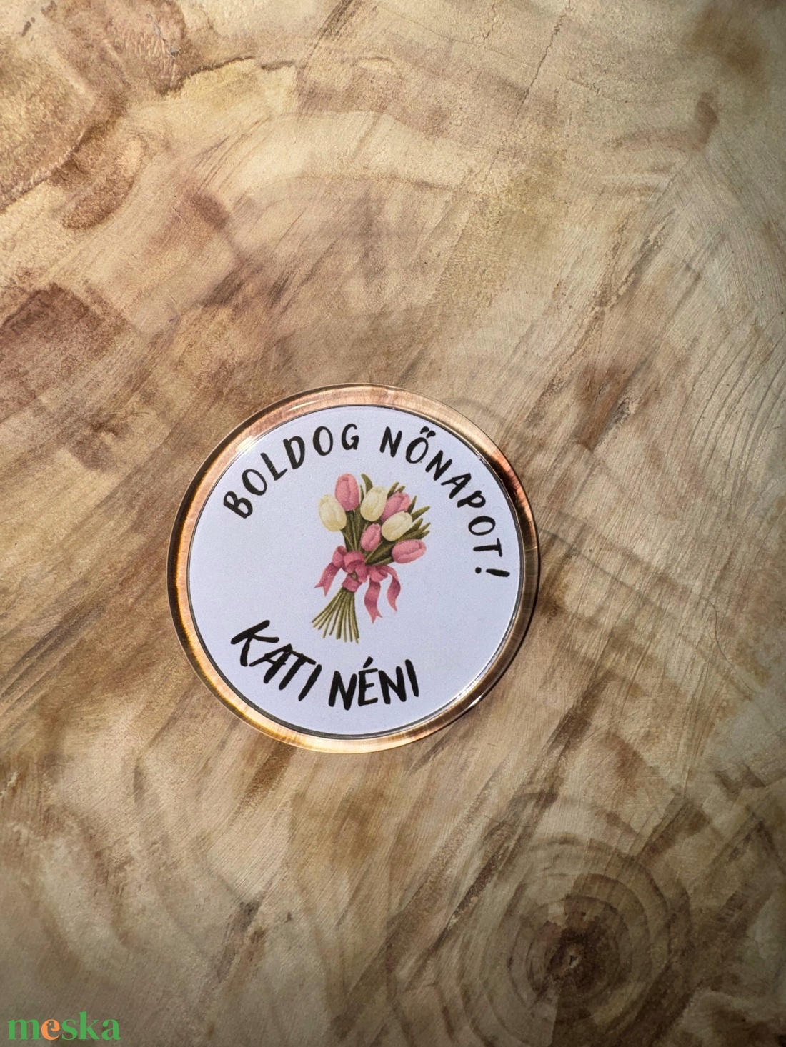 Nőnapi hűtőmágnes - otthon & életmód - konyhafelszerelés, tálalás - konyhai dekoráció - hűtőmágnes - Meska.hu