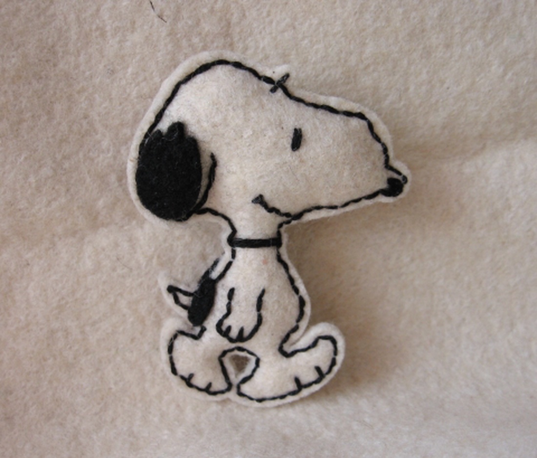 Snoopy kitűző -  - Meska.hu