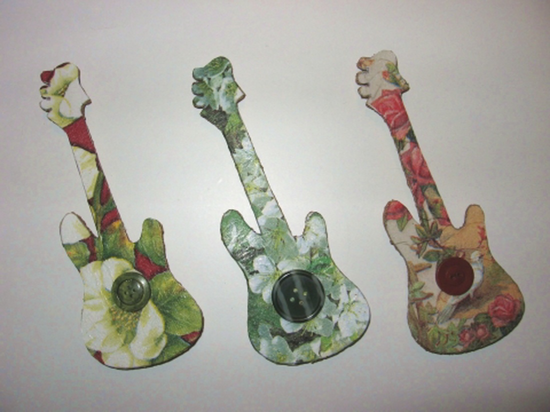 Gitárock - hűtőmágnes -  - Meska.hu