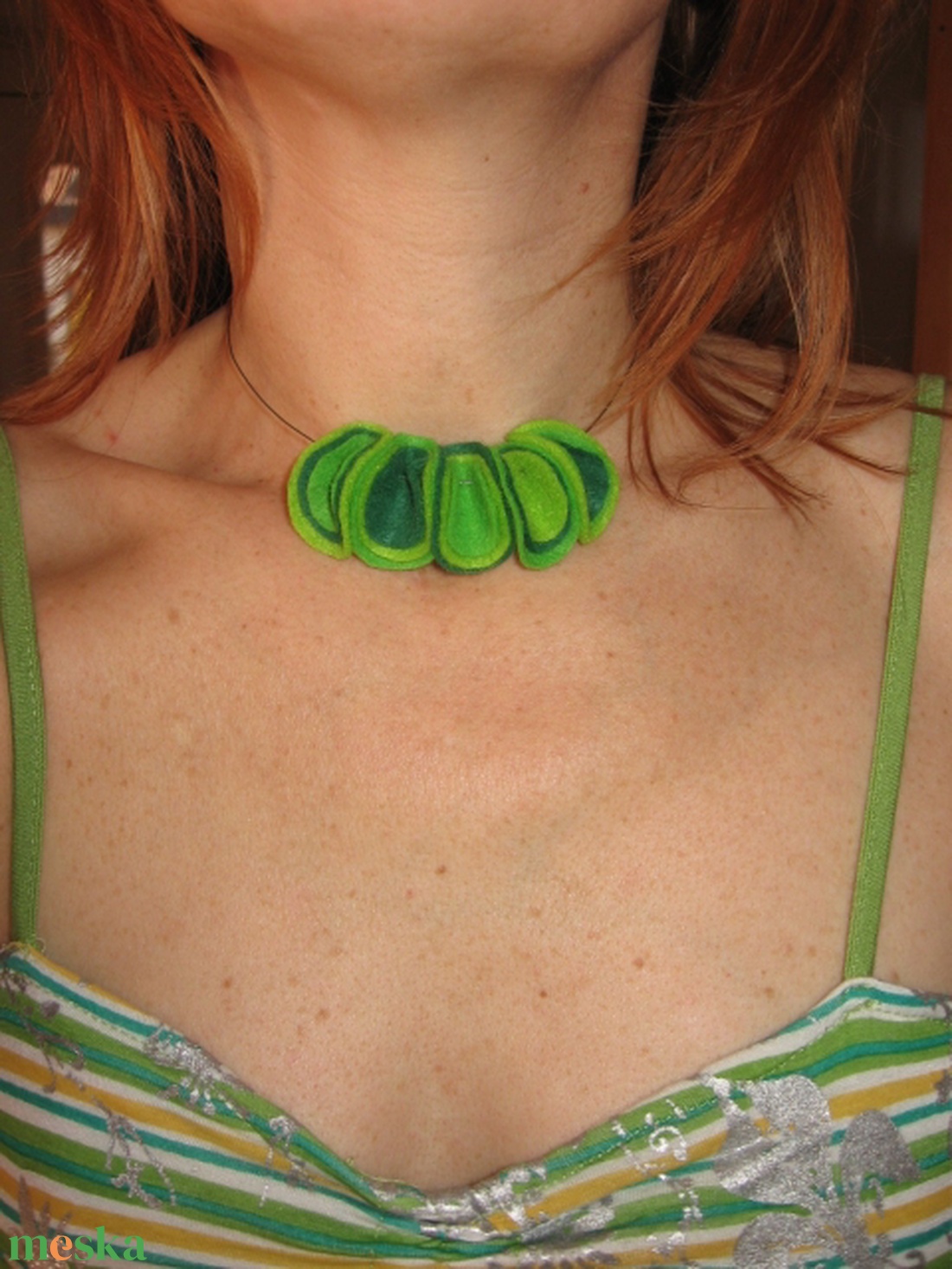 Green Team - nyaklánc - ékszer - nyaklánc - Meska.hu