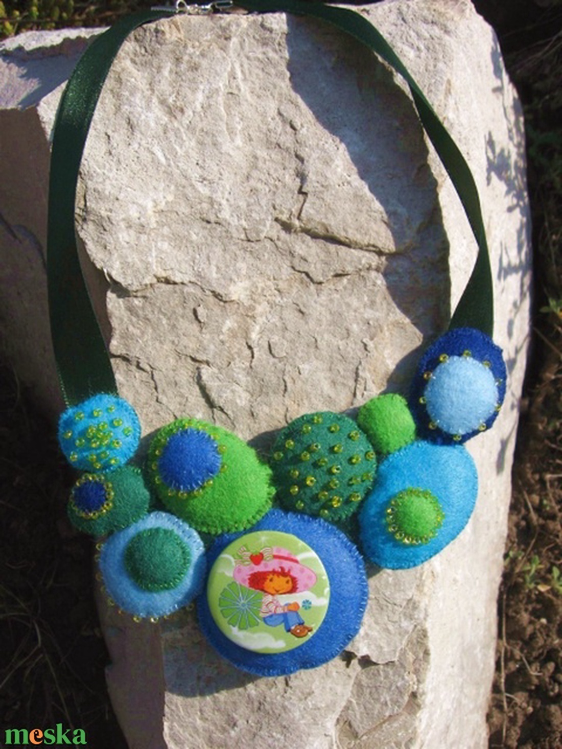 Lili és a szappanbuborékok - ékszer - nyaklánc - Meska.hu