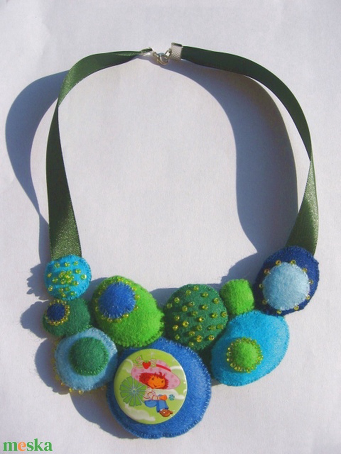 Lili és a szappanbuborékok - ékszer - nyaklánc - Meska.hu