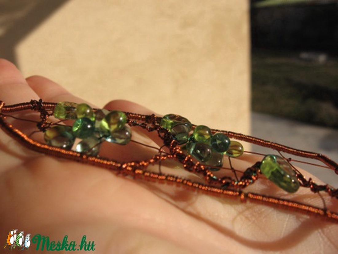 Szőlőlugas - medál - ékszer - nyaklánc - medálos nyaklánc - Meska.hu