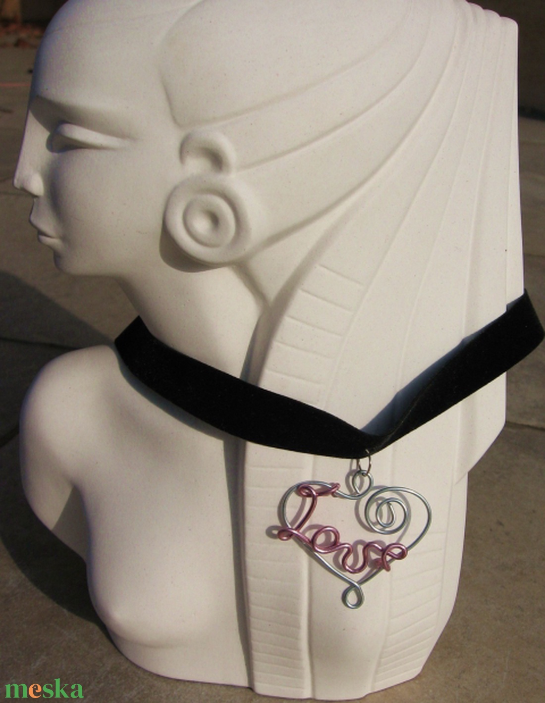 Love nyakpánt, nyaklánc - ékszer - nyaklánc - nyakpánt, gallér - Meska.hu
