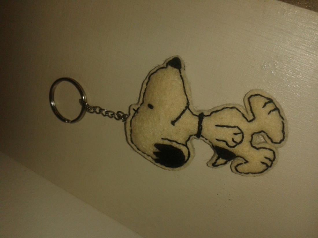 Snoopy kulcstartó - Mariann72 részére - - Meska.hu Snoopy kulcstartó - Mariann72 részére - - Meska.hu