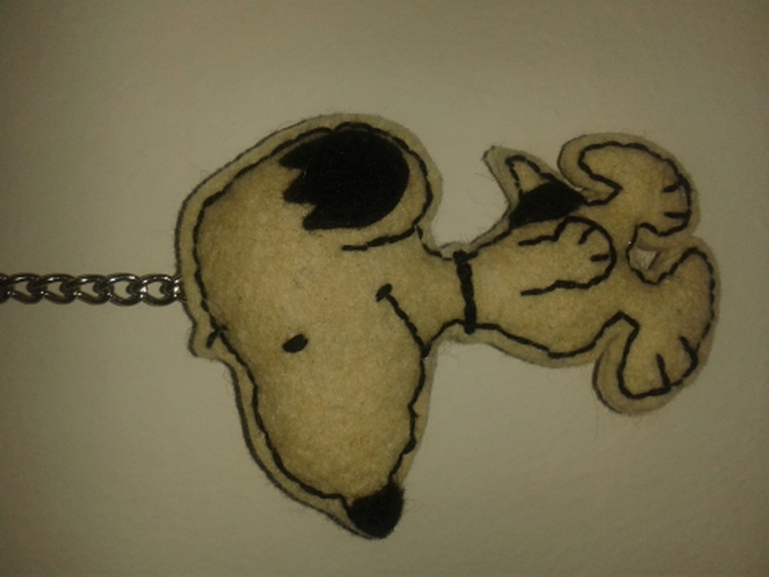 Snoopy kulcstartó - Mariann72 részére - - Meska.hu Snoopy kulcstartó - Mariann72 részére - - Meska.hu