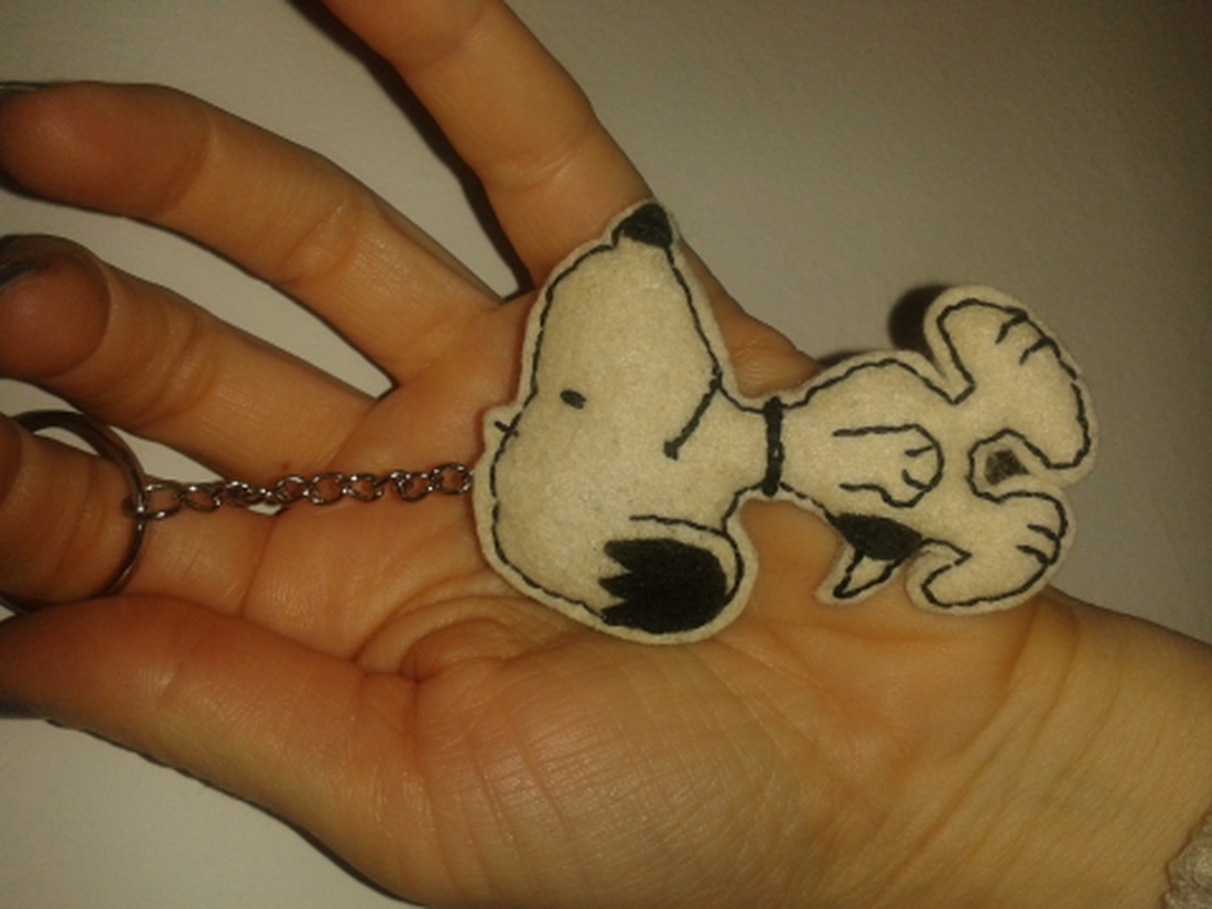 Snoopy kulcstartó - Mariann72 részére - - Meska.hu Snoopy kulcstartó - Mariann72 részére - - Meska.hu