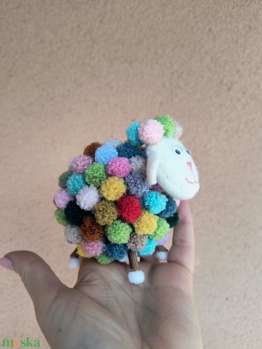 Húsvéti bárány  - ünnepi díszek, dekorációk - húsvéti díszek és dekorációk - húsvéti asztaldíszek - Meska.hu