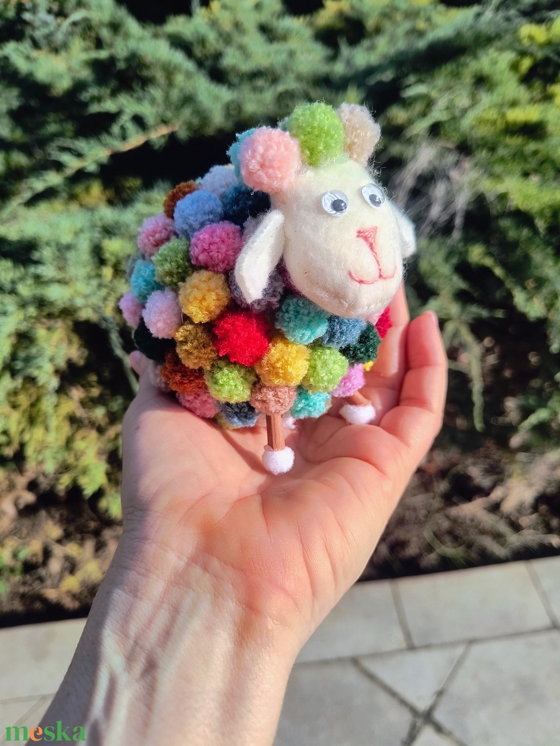 Húsvéti bárány  - ünnepi díszek, dekorációk - húsvéti díszek és dekorációk - húsvéti asztaldíszek - Meska.hu