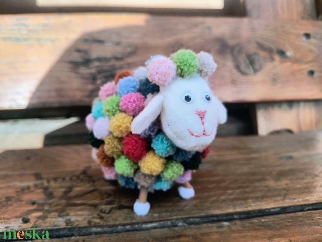 Húsvéti bárány  - ünnepi díszek, dekorációk - húsvéti díszek és dekorációk - húsvéti asztaldíszek - Meska.hu