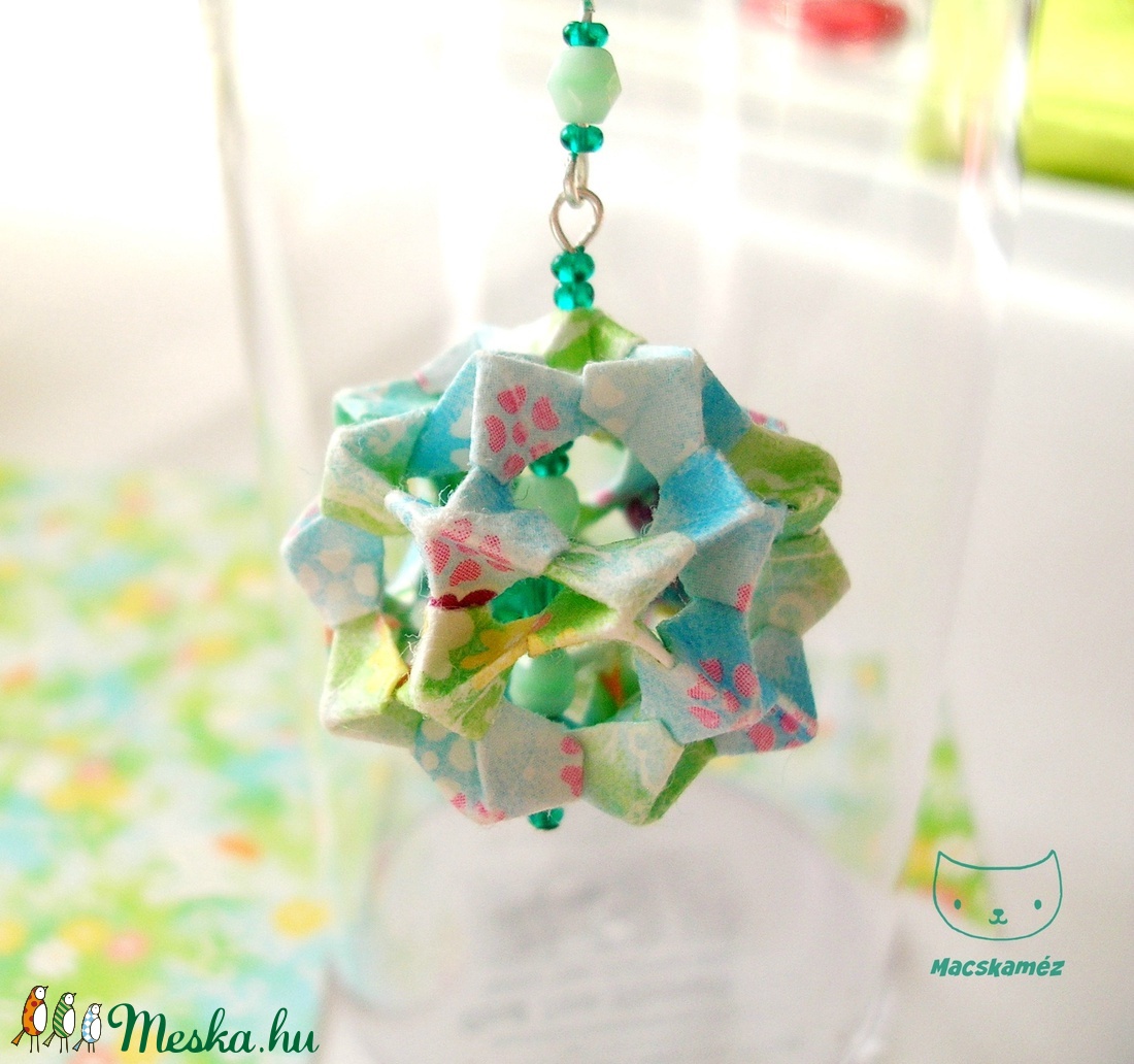 Haru - Origami fülbevaló csiszolt gyöngyökkel - ékszer - fülbevaló - lógó fülbevaló - Meska.hu Haru - Origami fülbevaló csiszolt gyöngyökkel - ékszer - fülbevaló - lógó fülbevaló - Meska.hu