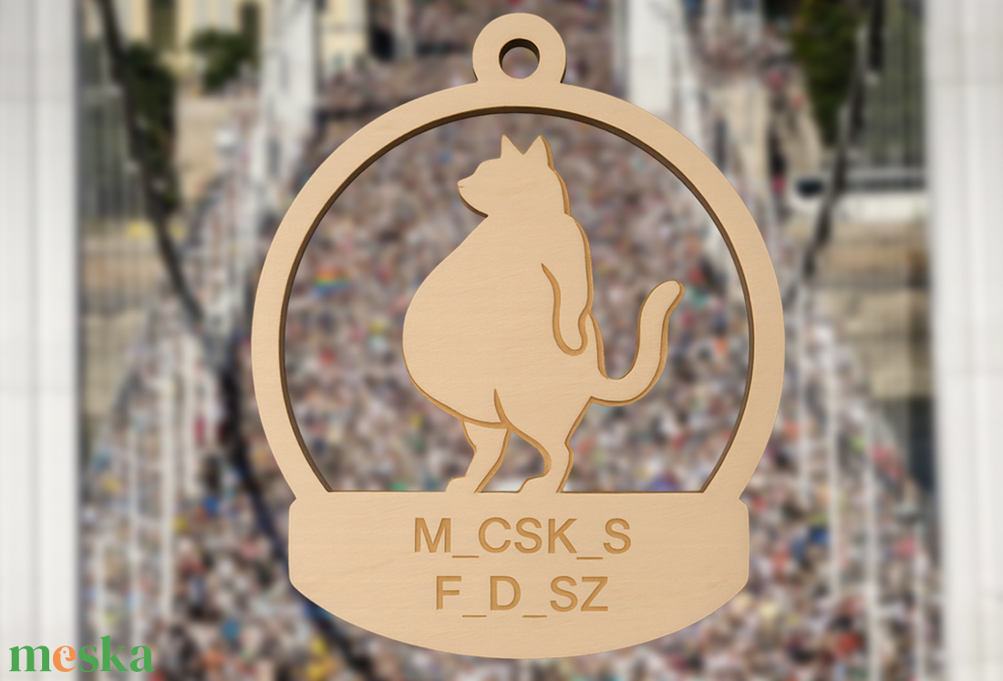 Macskás Fadísz Álló - otthon & életmód - dekoráció - fali és függő dekoráció - függődísz - Meska.hu