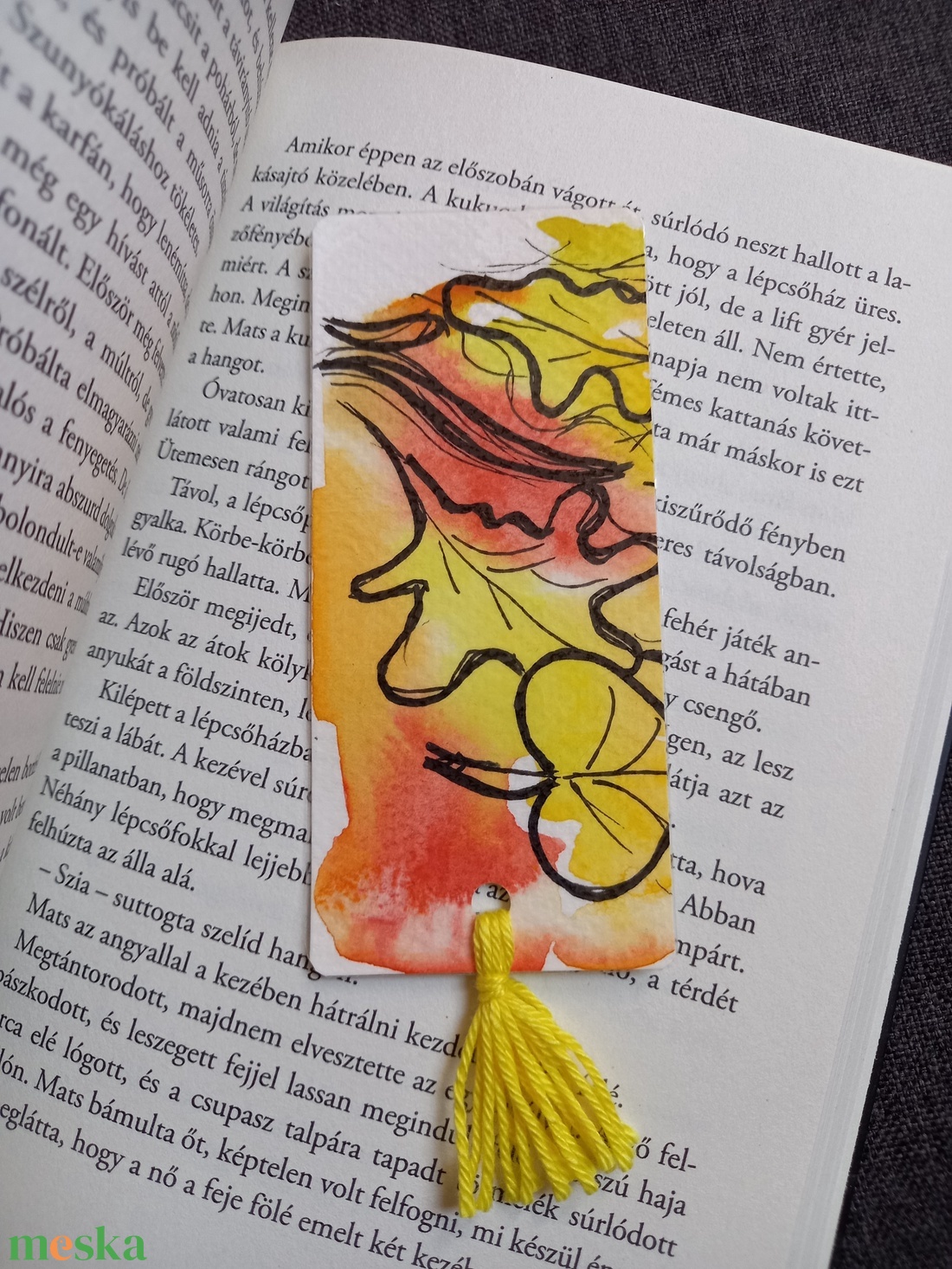 Akvarell könyvjelző, laminálva. - művészet - festmény - akvarell - Meska.hu Akvarell könyvjelző, laminálva. - művészet - festmény - akvarell - Meska.hu